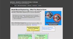 Desktop Screenshot of modelbasedengineering.com